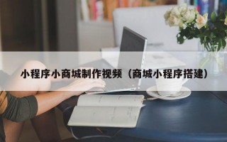 小程序小商城制作视频（商城小程序搭建）
