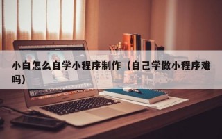 小白怎么自学小程序制作（自己学做小程序难吗）