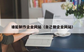 谁能制作企业网站（自己做企业网站）