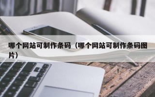 哪个网站可制作条码（哪个网站可制作条码图片）